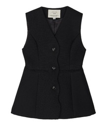Ameri（アメリ）の「WAVE BONDING FLARE VEST（ベスト）」 - WEAR