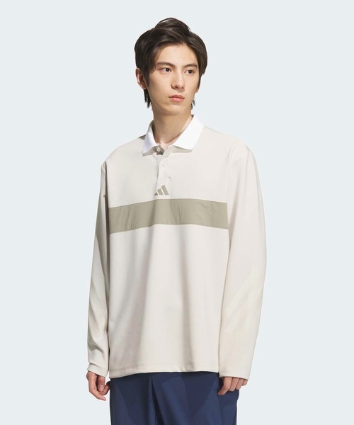 ﾋﾞﾖﾝﾄﾞ ｻﾞ ｺｰｽ ｶﾗｰﾌﾞﾛｯｸ 長袖ﾎﾟﾛｼｬﾂ【adidas Golf/アディダス