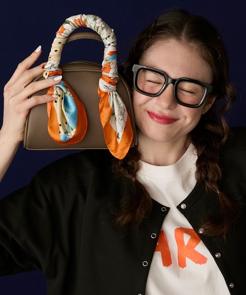 BONLECILL Marche（ボンルシールマルシェ）の「【BONLECILL Marche】2way ミニボストン／ショルダーバッグ（ショルダーバッグ・レディース・レッド/アイボリー/ブラック/ベージュ/ネイビー/ブラウン・FREE）」の20枚目の写真