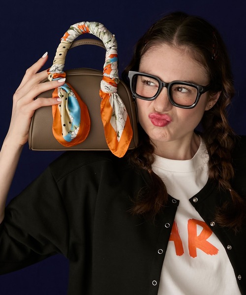 BONLECILL Marche（ボンルシールマルシェ）の「【BONLECILL Marche】2way ミニボストン／ショルダーバッグ（ショルダーバッグ・レディース・レッド/アイボリー/ブラック/ベージュ/ネイビー/ブラウン・FREE）」の22枚目の写真