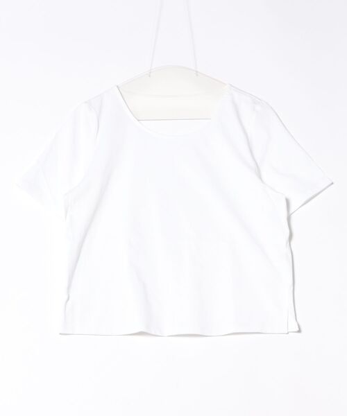 12Twelve Agenda(トゥエルブ アジェンダ)の「STRAIGHT Tシャツ(Tシャツ/カットソー・レディース・オフホワイト/ブラック・M)」の1枚目の写真