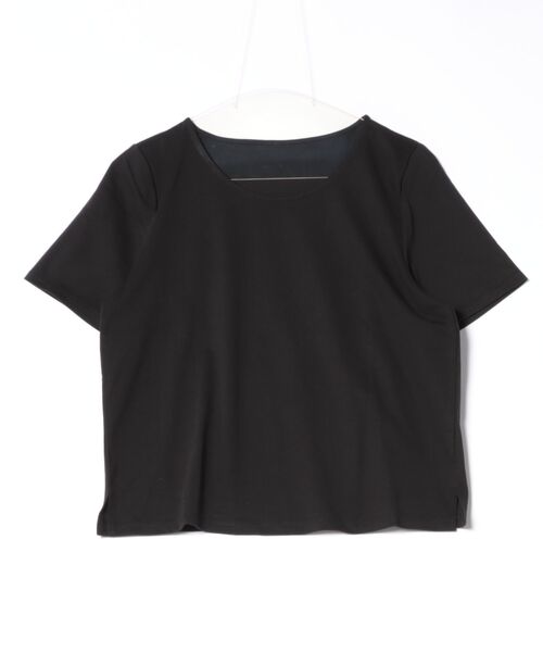 12Twelve Agenda(トゥエルブ アジェンダ)の「STRAIGHT Tシャツ(Tシャツ/カットソー・レディース・オフホワイト/ブラック・M)」の2枚目の写真