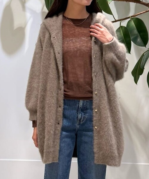 Ballsey tomorrow landコート　カーディガン セール】フォックスヤク フーディーカーディガン（その他アウター