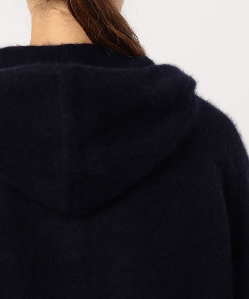 BALLSEY（ボールジィ）の「フォックスヤク フーディーカーディガン（その他アウター・レディース・ベージュ/ネイビー・S）」の9枚目の写真