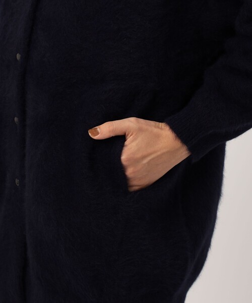 BALLSEY（ボールジィ）の「フォックスヤク フーディーカーディガン（その他アウター・レディース・ベージュ/ネイビー・S）」の11枚目の写真