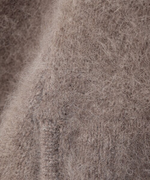 BALLSEY（ボールジィ）の「フォックスヤク フーディーカーディガン（その他アウター・レディース・ベージュ/ネイビー・S）」の15枚目の写真