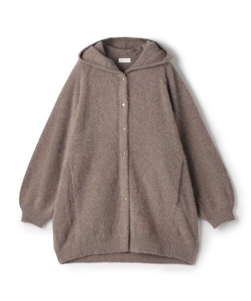 BALLSEY（ボールジィ）の「フォックスヤク フーディーカーディガン（その他アウター・レディース・ベージュ/ネイビー・S）」の16枚目の写真