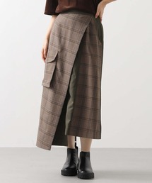 MARECHAL TERRE | チェックコンビアシメＡラインスカート(スカート)