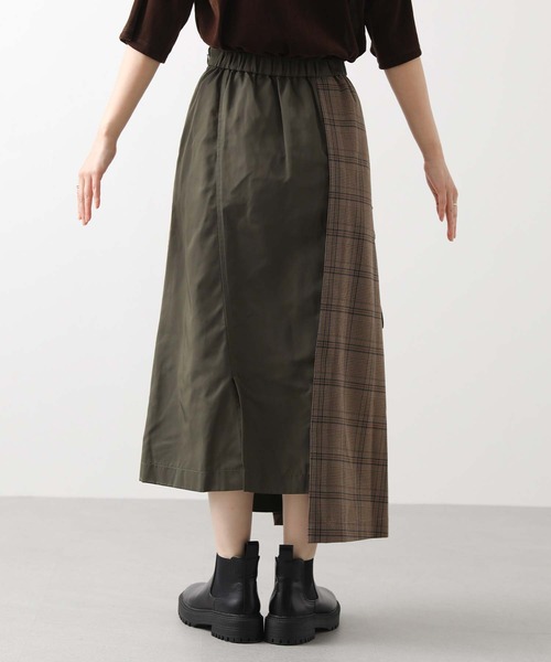 MARECHAL TERRE（マルシャルテル）の「チェックコンビアシメＡラインスカート（スカート・レディース・ベージュ系・FREE）」の19枚目の写真
