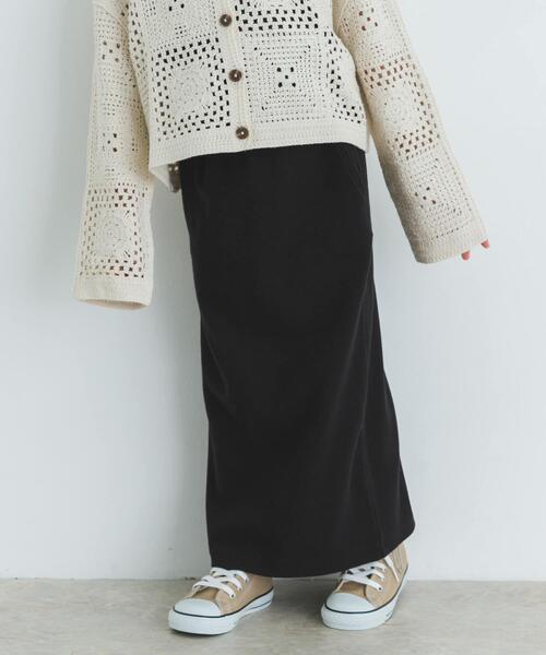 URBAN RESEARCH DOORS(アーバンリサーチドアーズ)の「リブタイトスカート(KIDS)(その他パンツ・キッズ・ブラック/グレー系その他・120/135)」の2枚目の写真