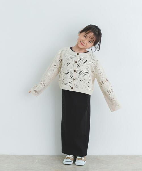 URBAN RESEARCH DOORS(アーバンリサーチドアーズ)の「リブタイトスカート(KIDS)(その他パンツ・キッズ・ブラック/グレー系その他・120/135)」の4枚目の写真