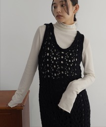 hellam | メッシュニットワンピース(ワンピース)