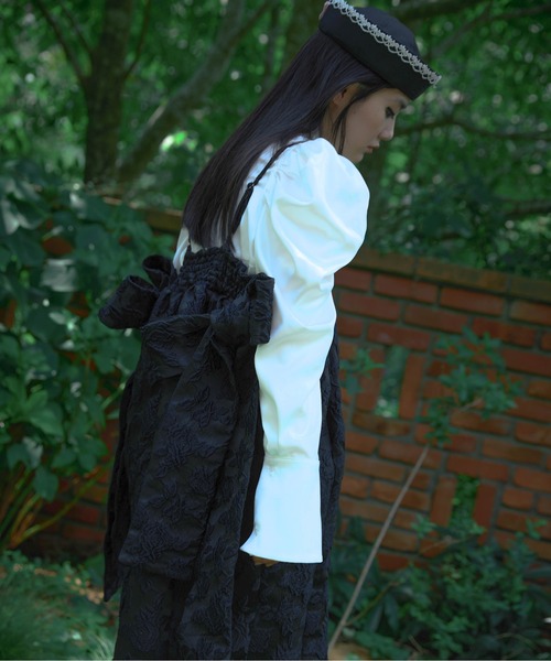 Carmelo（カーメロ）の「'Kimono' Rose Jacquard Dress / コクーン