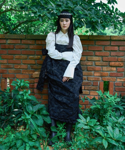 Carmelo（カーメロ）の「'Kimono' Rose Jacquard Dress / コクーン