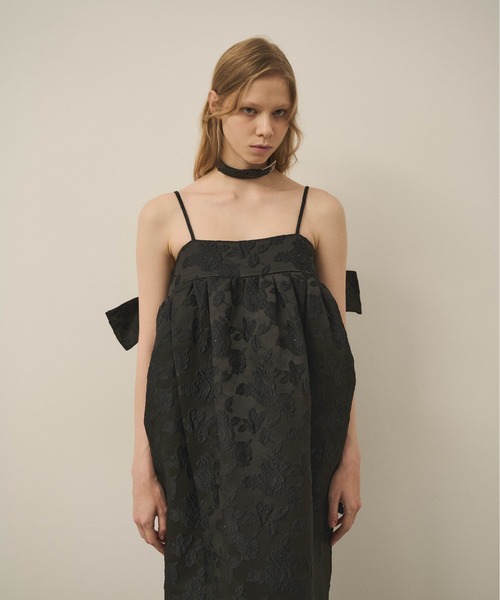 Carmelo（カーメロ）の「'Kimono' Rose Jacquard Dress / コクーン