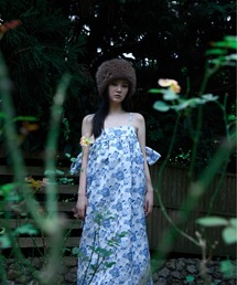 Carmelo（カーメロ）の「'Kimono' Rose Jacquard Dress / コクーン ローズジャガード ワンピース（ワンピース）」