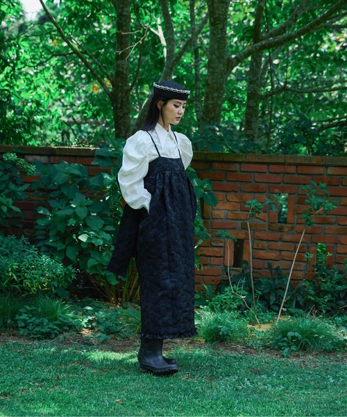 Carmelo（カーメロ）の「'Kimono' Rose Jacquard Dress / コクーン