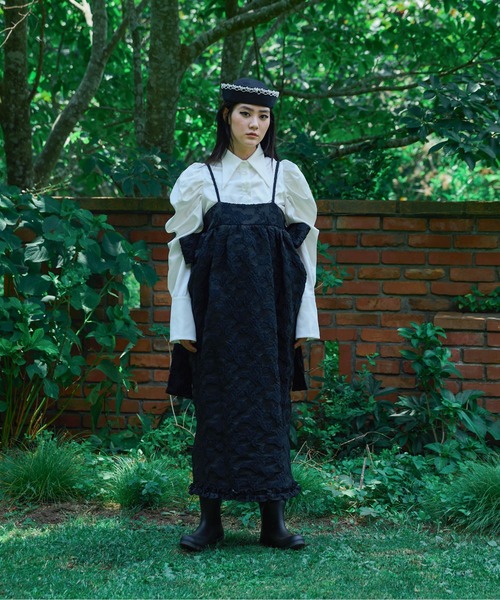 Carmelo（カーメロ）の「'Kimono' Rose Jacquard Dress / コクーン