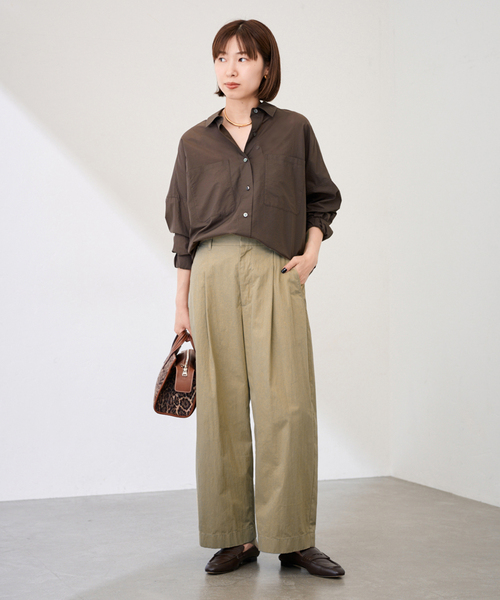 フレムワークキャメル色 FRAMeWORK（フレームワーク）の「≪予約≫シアーオーガンジーWORK