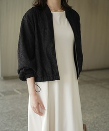 HUIT bouquet（ユイット）の「レース シアー ブルゾン HUIT（その他アウター）」