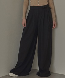 ribbon luminella wide pants / リボンルミネッラワイドパンツ