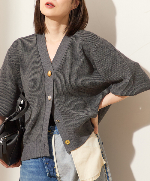 GOLDボタン カーディガン（カーディガン/ボレロ）｜journal standard L