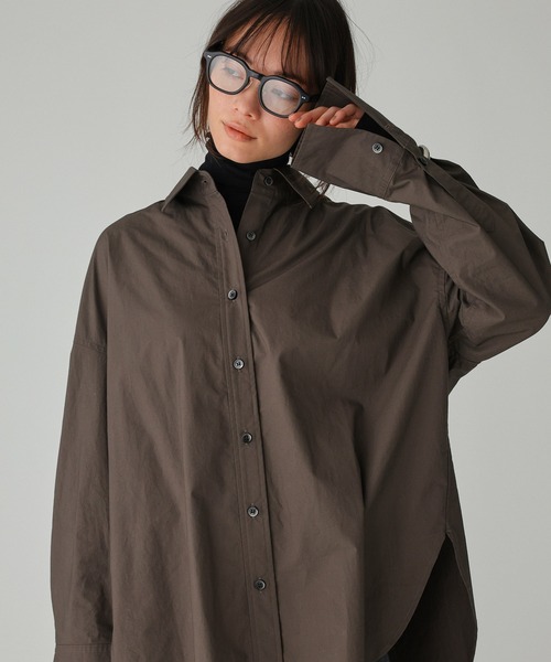 BABYLONE タックレイヤードチュニックブラウス タックレイヤード