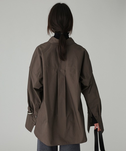 セール】ニュアンスオーバーシャツ（シャツ/ブラウス）｜BABYLONE