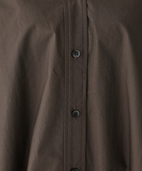 BABYLONE(バビロン)の「ニュアンスオーバーシャツ(シャツ/ブラウス・レディース・ストライプ/ベージュ/サックスブルー/ホワイト/ブラウン・フリー)」の20枚目の写真