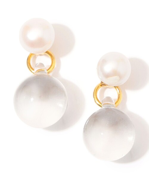 LEVENS(レヴェンス)の「LEVENS JEWELS PEARL&BALL ピアス(ピアス(両耳用)・レディース・ホワイト/ホワイト系その他・FREE)」の3枚目の写真