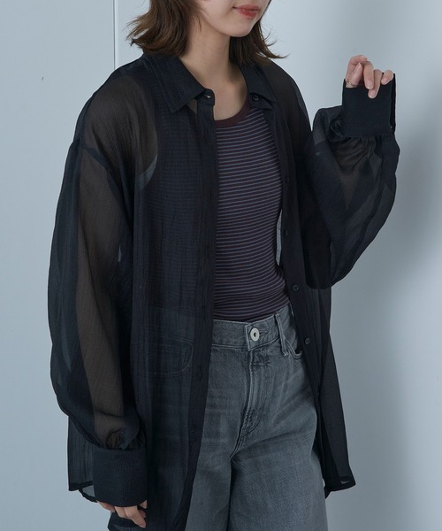 Healthknit(ヘルスニット)の「【Healthknit】Tubular American sleeve Tanktop ボーダー タンクトップ ヘルスニット(タンクトップ・レディース・ライトブルー/カーキ/アイボリー/ヘザーグレー・FREE)」の18枚目の写真