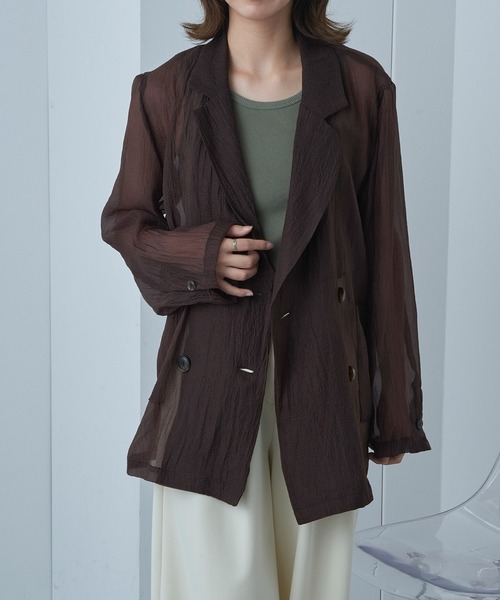 Healthknit(ヘルスニット)の「【Healthknit】Tubular American sleeve Tanktop ボーダー タンクトップ ヘルスニット(タンクトップ・レディース・ライトブルー/カーキ/アイボリー/ヘザーグレー・FREE)」の9枚目の写真