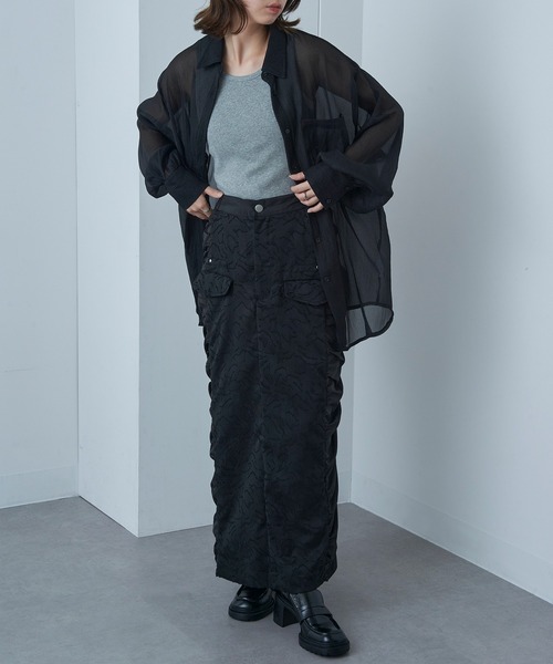 Healthknit（ヘルスニット）の「【Healthknit】Tubular American sleeve Tanktop ボーダー タンクトップ ヘルスニット（タンクトップ・レディース・ライトブルー/カーキ/アイボリー/ヘザーグレー・FREE）」の22枚目の写真