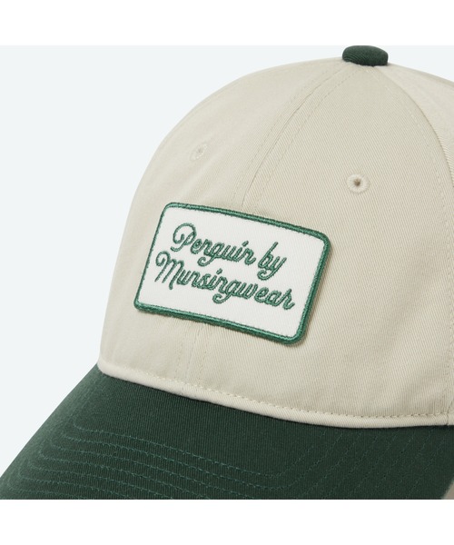 Penguin by Munsingwear（ペンギン バイ マンシングウェア）の「TWO TONE BASEBALL CAP（キャップ・メンズ・ベージュ/グレー・F）」の7枚目の写真
