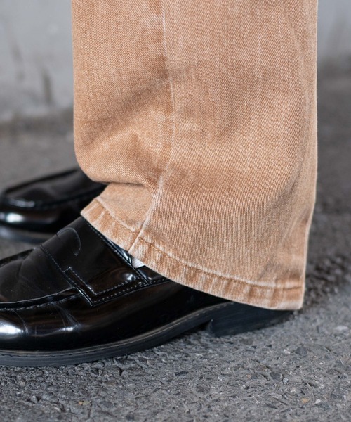 WEGO（ウィゴー）の「WEGO/チェーン付きバルーンデニムパンツ（デニムパンツ・メンズ・スカイブルー/ブラック系3/ブラウン・MEDIUM/LARGE）」の9枚目の写真