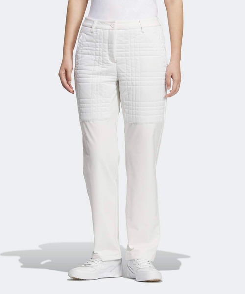 アディダス　ゴルフ　保温　ダウン　パンツ　レディース　ホワイト アディダス ゴルフ 保温 ダウン パンツ レディース ホワイト