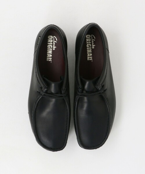 CLARKS＞ワラビー レザー ゴアテックス シューズ（モカシン