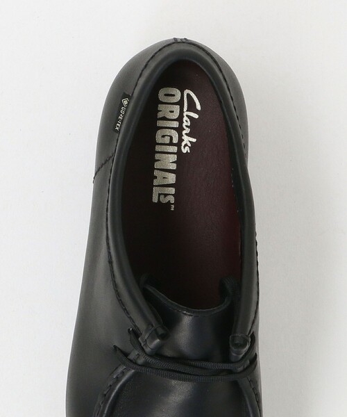 CLARKS＞ワラビー レザー ゴアテックス シューズ（モカシン
