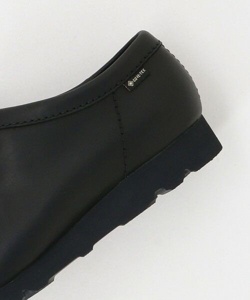 CLARKS＞ワラビー レザー ゴアテックス シューズ（モカシン