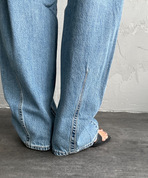 Levi's（リーバイス）の「[LEVI’S/リーバイス] BAGGY DAD バレルレッグデニム（デニムパンツ・レディース・インディゴブルー/ブラック・25/26/27）」の8枚目の写真