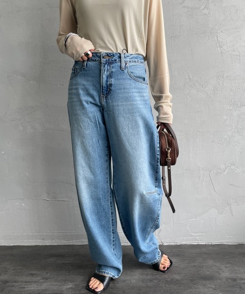 Levi's（リーバイス）の「[LEVI’S/リーバイス] BAGGY DAD バレルレッグデニム（デニムパンツ・レディース・インディゴブルー/ブラック・25/26/27）」の22枚目の写真