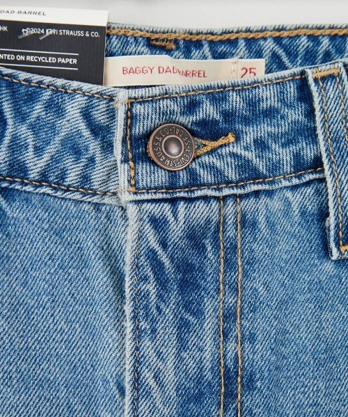 Levi's（リーバイス）の「[LEVI’S/リーバイス] BAGGY DAD バレルレッグデニム（デニムパンツ・レディース・インディゴブルー/ブラック・25/26/27）」の12枚目の写真