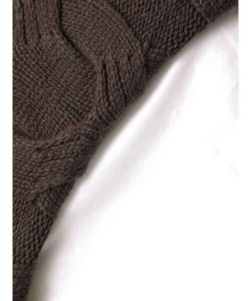 ELENDEEK(エレンディーク)の「アシンメトリードッキングニット(ニット/セーター・レディース・ブラック/ブラウン/グレー・FREE)」の16枚目の写真