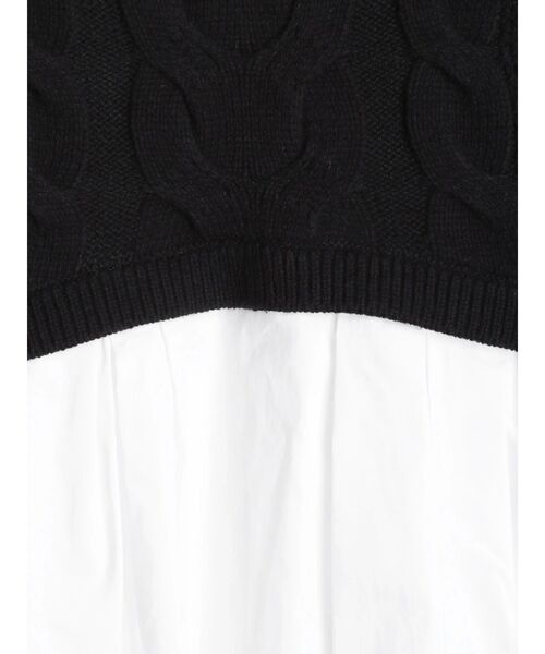 ELENDEEK(エレンディーク)の「アシンメトリードッキングニット(ニット/セーター・レディース・ブラック/ブラウン/グレー・FREE)」の20枚目の写真