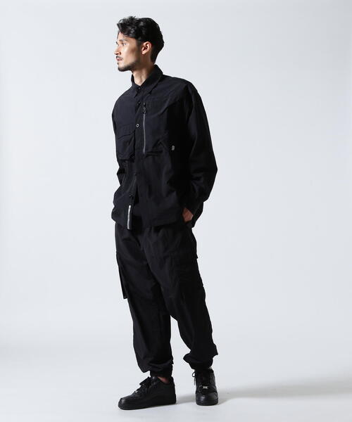 トップス CMF OUTDOOR GARMENT \"NEL SHIRTS\" BLACK CMF OUTDOOR GARMENT 
