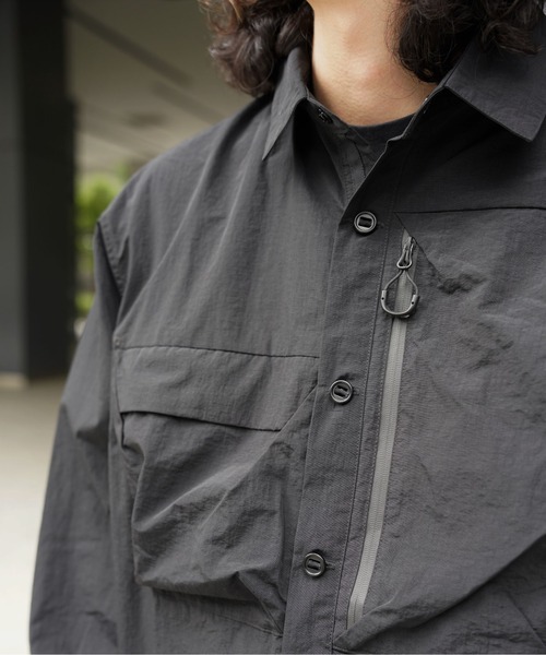 CMF OUTDOOR GARMENT(シーエムエフアウトドアガーメント)の「CMF OUTDOOR GARMENT/シーエムエフ アウトドアガーメント 別注 G.W SHIRTS(シャツ/ブラウス・メンズ・ブラック/グレー・L/XL/M)」の9枚目の写真