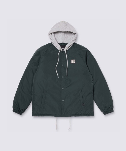 VANS(バンズ)の「BOLIN キルトジャケット / BOLIN QUILTED JACKET green gab VN000KDP2LN1(ブルゾン・メンズ・ダークグリーン・LARGE/MEDIUM/SMALL/X-LARGE)」の2枚目の写真