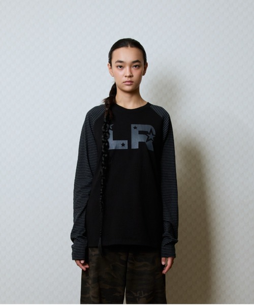 LUVISTRUE(ラヴイズトゥルー)の「GT STAR LR TEE(Tシャツ/カットソー・レディース・チャコール/ブラウン/ブラック・FREE)」の13枚目の写真