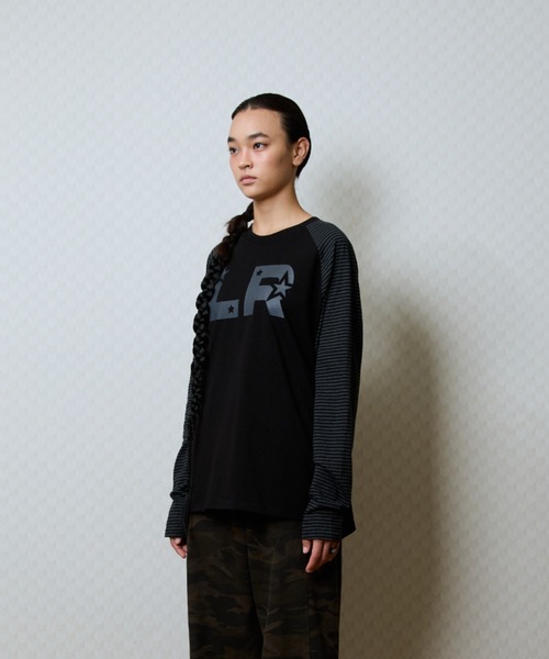 LUVISTRUE(ラヴイズトゥルー)の「GT STAR LR TEE(Tシャツ/カットソー・レディース・チャコール/ブラウン/ブラック・FREE)」の14枚目の写真