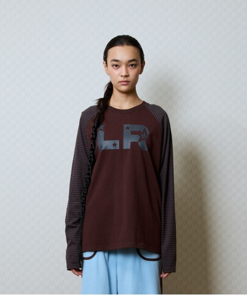 LUVISTRUE(ラヴイズトゥルー)の「GT STAR LR TEE(Tシャツ/カットソー・レディース・チャコール/ブラウン/ブラック・FREE)」の17枚目の写真